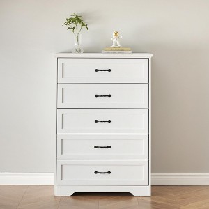 Jojoka Drawers Dresser for Bedroom,Chest of Drawers with Wide Metal Handle - 1 of 4