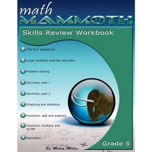 Math Mammoth Grade 5 Skills Review Workbook - by  Maria Miller (Paperback) - 1 of 1