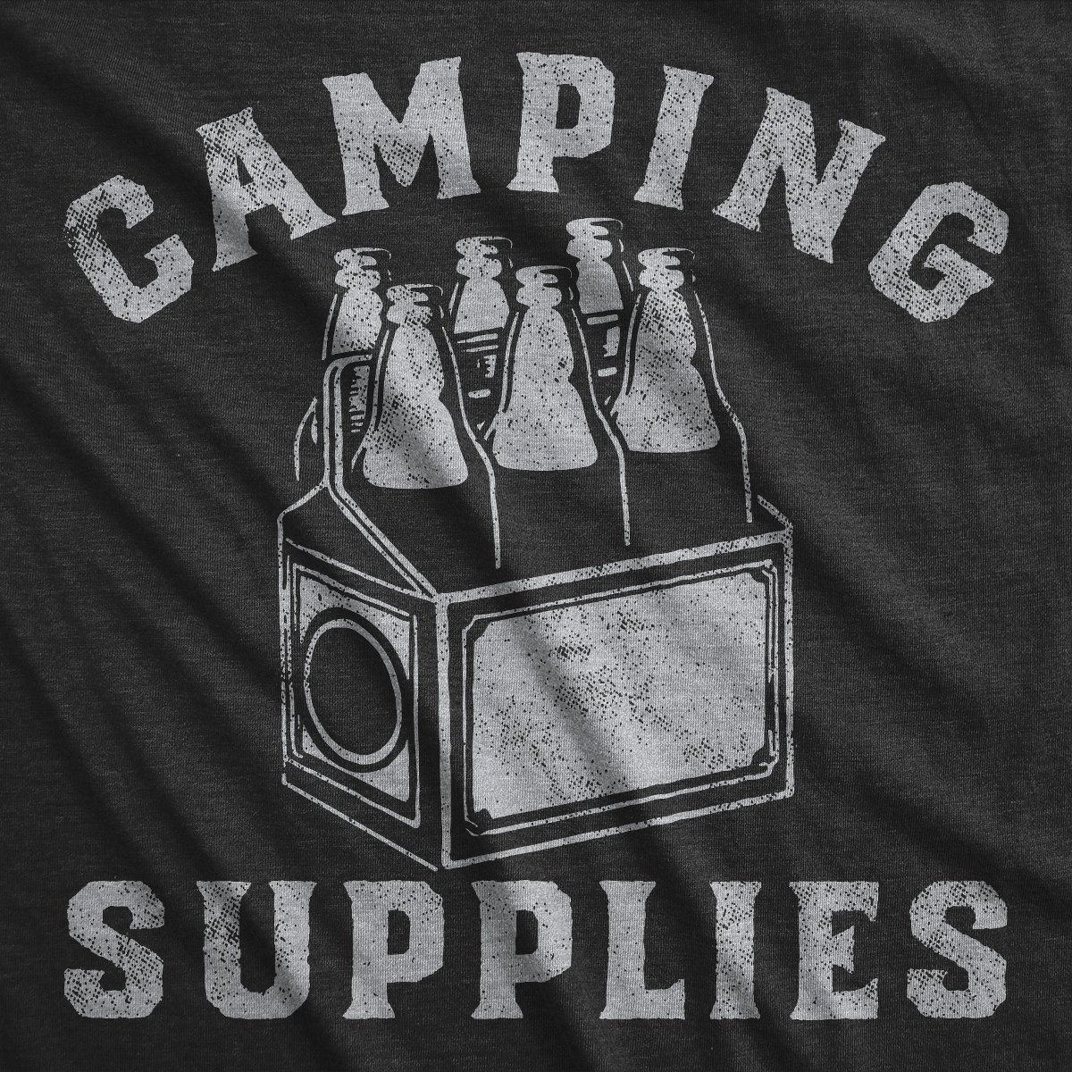Мужские футболки Crazy Dog T-Shirts, Inc. Mens Funny T Shirts Camping Supplies Sarcastic Drinking Graphic Novelty Tee for Men - Crazy Dog Men's T Shirt For Campers Black L — фото 2