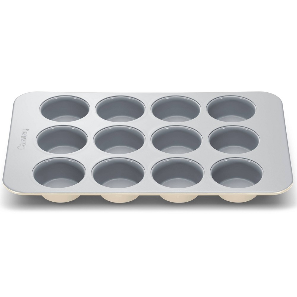 Caraway Home 10.04 Nonstick Ceramic Muffin Pan Cream