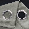 RT Designers Collection Oakley Embossed Blackout Polyester Window Curtain Grommet Panel Grey - 3 of 4