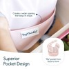 Tiny Twinkle Mess-Proof and Waterproof Baby Food Bib for Boys or Girls, Machine Washable and BPA-Free w/Adjustable Closure - 2 of 4