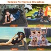 LakeForest"Inflatable SUV Air Mattress with Pillow, Air Pump, Storage Bag for Car, Travel & Camping Comfort"Black Grey - 2 of 4