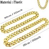 2-Pack Chunky Fake Gold Hip Hop Chains for Men - 90s Rapper Costume Necklace Accessory - 4 of 4