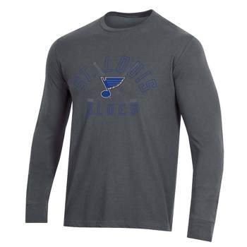 NHL St. Louis Blues Men's Charcoal Long Sleeve T-Shirt