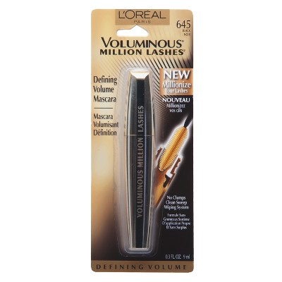 LOreal Paris Voluminous Million Lashes Mascara - 645 Black - 0.3 fl oz