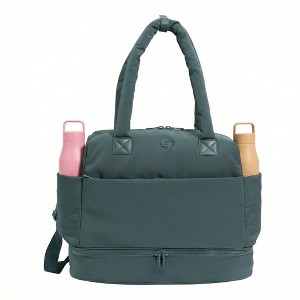 Joan & David The Lainey Sport Nylon Drop Bottom Duffel Bag 238