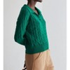 Women's Vivian Pretzel Knit Top Sweater - CRESCENT - 2 of 4