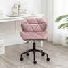 QingMoon Diamond Tufted Office Chair, Adjustable Swivel Desk Chair with Back, Computer Chair for Home Office, Suitable for Reading and Study - 2 of 4