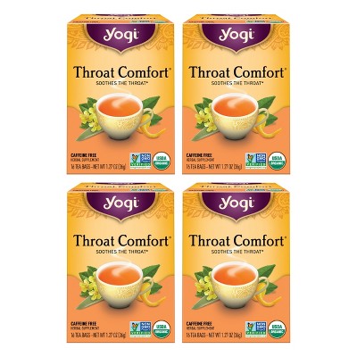 Yogi Tea - Throat Comfort -  64 ct, 4 Pack