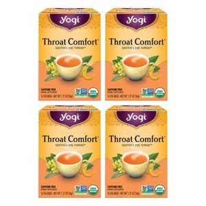 Yogi Tea - Throat Comfort -  64 ct, 4 Pack - 1 of 4