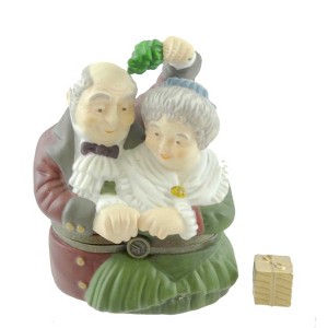 Dept 56 Accessories 2.75 In Spirit Of Christmas Hinged Box Christmas Heritage Village Village Accessories - 1 of 2