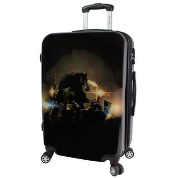 Chariot Horse Lovers 24-inch Hardside Spinner Luggage - Stallion Horse