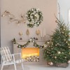 6FT Christmas Garland with Lights, Prelit Artificial Christmas Garland with Pine Cones, Cordless Xmas Garland for Fireplace Holiday Home Decorations - 4 of 4