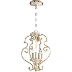 Quorum Lighting San Miguel 3-Light Pendant, Persian White, 13.5W, 17H - 1 of 1