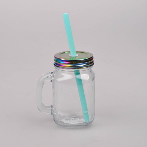 15.8oz Mason Jar Reusable Drinkware - Spritz™ - image 1 of 3