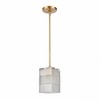Elk Home Ice Blocks 1 - Light Pendant in  Satin Brass - 4 of 4