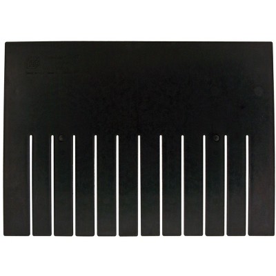 Quantum Storage Systems Long Divider, Conductive, For Use With Dg93120Co, Black (Pack Of 6), Made In Usa