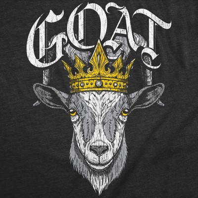 Мужские футболки Crazy Dog T-Shirts, Inc. Mens Funny T Shirts Goat King Sarcastic Graphic Novelty Tee For Men - Crazy Dog Men's T Shirt for Animal Lovers Black XL — фото 2