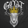 Mens Funny T Shirts Goat King Sarcastic Graphic Novelty Tee For Men - Crazy Dog Men's T Shirt for Animal Lovers - 2 of 4