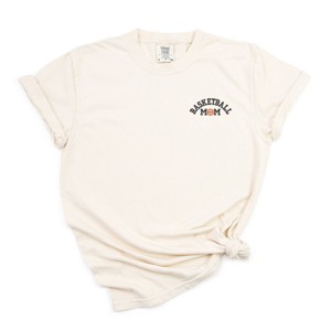 Simply Sage Market Embroidered Basketball Mom Garment Dyed Tee - 1 of 4