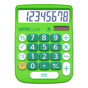 CD-8185 8-Digit Home and Office Calculator (Green) - 1 of 4