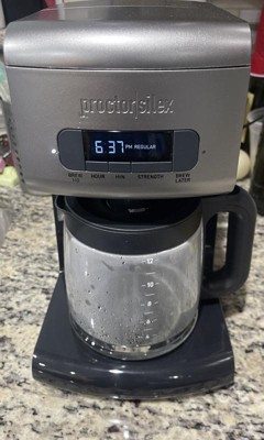 Proctor Silex Coffee Maker, Works with Smart Plugs That are Compatible