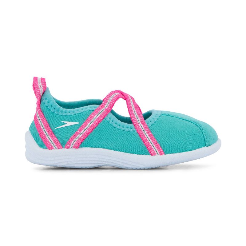 Speedo Toddler Mary Jane Water Shoes - Turquoise/Pink, 3 of 8