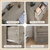Jojoka 12 Drawer Dresser with Power Outlet, 61" Wide Wood Chest for Bedroom, Closet, Living Room Storage, Tall Dresser Organizer - 4 of 4