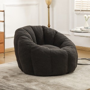 KWPZQEB Bean Bag Chair - BeanBag Chairs for Adults, Living Room Furniture Sofa, Comfy Fur Couch for Living Room, Bedroom - 1 of 4
