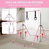 BestParts  Expandable Gymnastics Bars,Adjustable Height Gymnastic Horizontal Bars,Junior Training Bar Children Folding Training Monkey Bars for Kids - 4 of 4