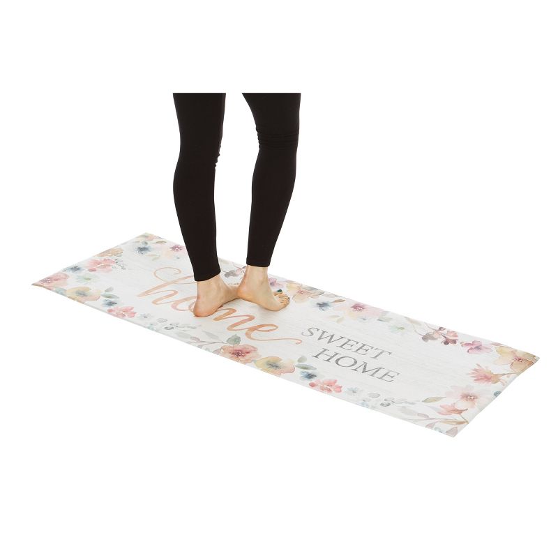 20&#34;x 55&#34; Oversized Cushioned Anti-Fatigue Kitchen Runner Mat Home Sweet Home - J&#38;V Textiles, 4 of 6