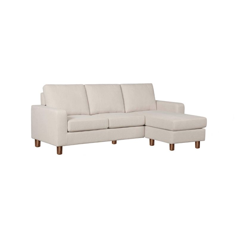 Elaina Fabric Reversible Sectional and Ottoman Cream - Abbyson Living, 3 of 13