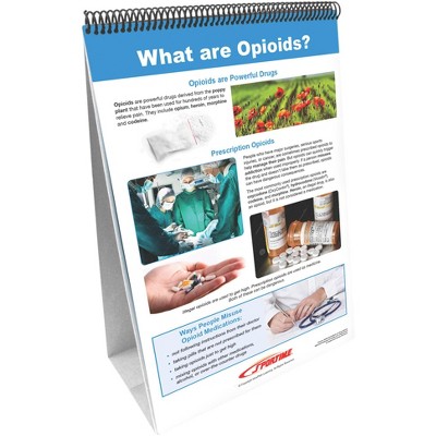 Sportime All About Opioid Drugs Flip Chart Set, Grades 5 to 12