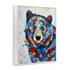 Stupell Industries Geometric Hued Abstract Bear Framed Giclee Art - 2 of 4