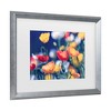 Trademark Fine Art - Beata Czyzowska Young Bright Poppy Flowers Matted Framed Art - 3 of 4