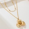 Anna-Kaci Women's Floral Pendant Necklace - 4 of 4