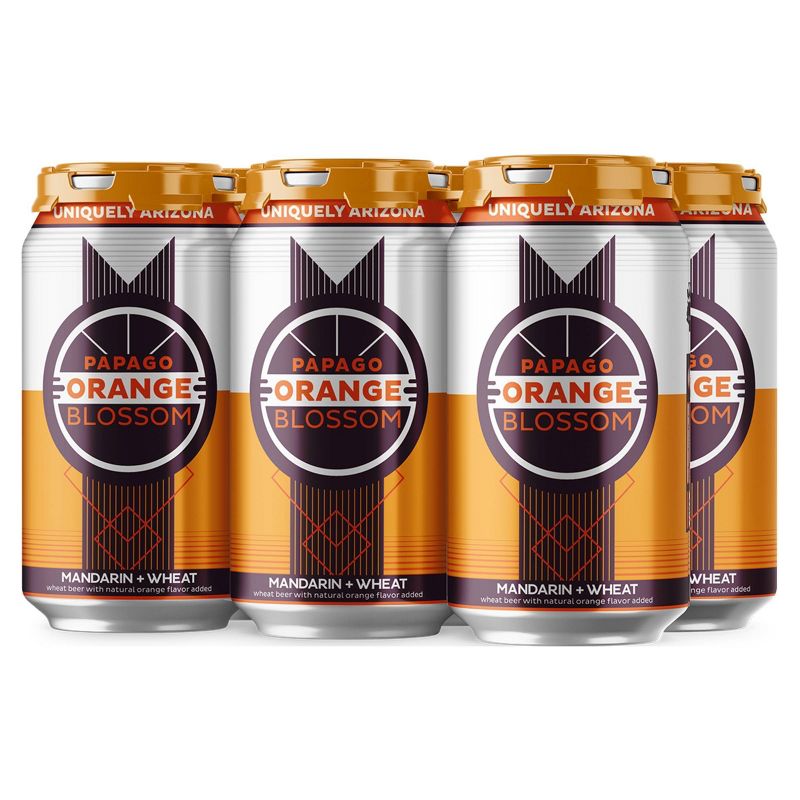 Papago Orange Blossom Wheat Beer - 6pk/12 fl oz Cans, 1 of 7
