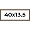PosterPalooza | Panoramic Sculpted Gold Picture Frame - UV Acrylic, Foam Board Backing, Hanging Hardware - 2 of 4