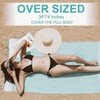 6 Packs Oversized Turkish Beach Towels 74x38 Quick Dry Travel Blanket for Vacation - 4 of 4