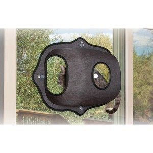 K&H Pet Products EZ Mount Window Bubble Pod Kitty Sill Classy Dark Gray 27 X 20 Inches - 1 of 2