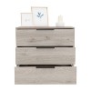 NicBex 3 Drawers Dresser Chests of Drawers with Superior Top Closet Organizers and Storage Tall Dresser for Bedroom, Living Room, Hallway - 2 of 4