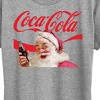 Women's - Coca-Cola - Vintage Santa Claus with Red Logo Short Sleeve Graphic T-Shirt - 2 of 4