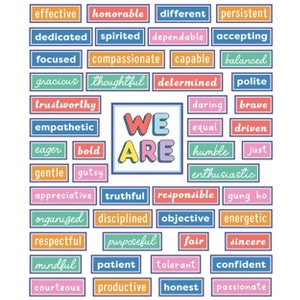 Carson Dellosa Education We Stick Together Motivational Pre-punched Bulletin Board Set, Grade K-8 (52 pieces) - 1 of 4