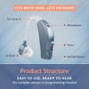 MEDca Digital Hearing Amplifier, Personal Hearing Enhancement Sound Amplifier with Extended Over 500hr Battery Life, Modern Blue - 2 of 4
