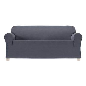 Chenille Stretch Sofa Slipcover - Zenna Home