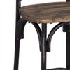 RISOKEYS Bar Chairs with Antique Black & Oak Finish - Industrial Style 29" Seat Height Bar Chairs for Modern Dining and Home Decor - 4 of 4