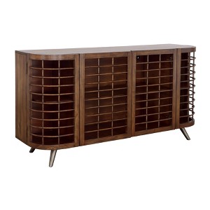 Treasure Trove Accents 4 Door Credenza Manchester Brown - 1 of 4