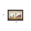 HomeRoots After the Harvest Black Framed Wall Art - 3 of 4