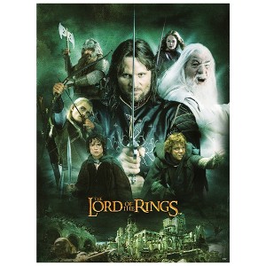Lord of the Rings Hero Group 500 Piece Jigsaw Puzzle 16" x 21.5" - 1 of 4